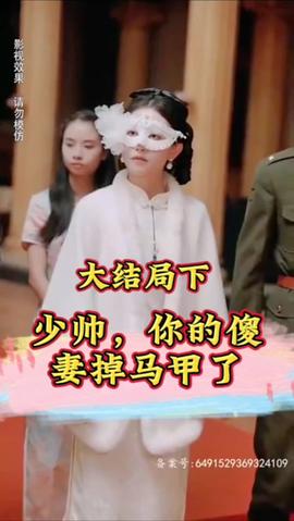少帅，你的傻妻掉马甲了 全集(大结局)